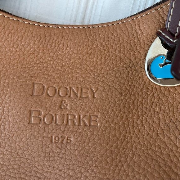 Dooney & Bourke 1975 Pebble Leather Hobo Bag - Picture 8 of 10